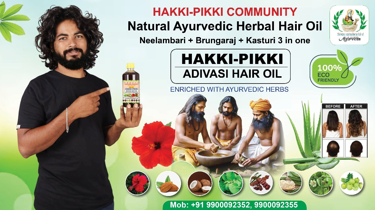 Natural Ayurvedic Adivasi Herbal Hair oil 1000ml