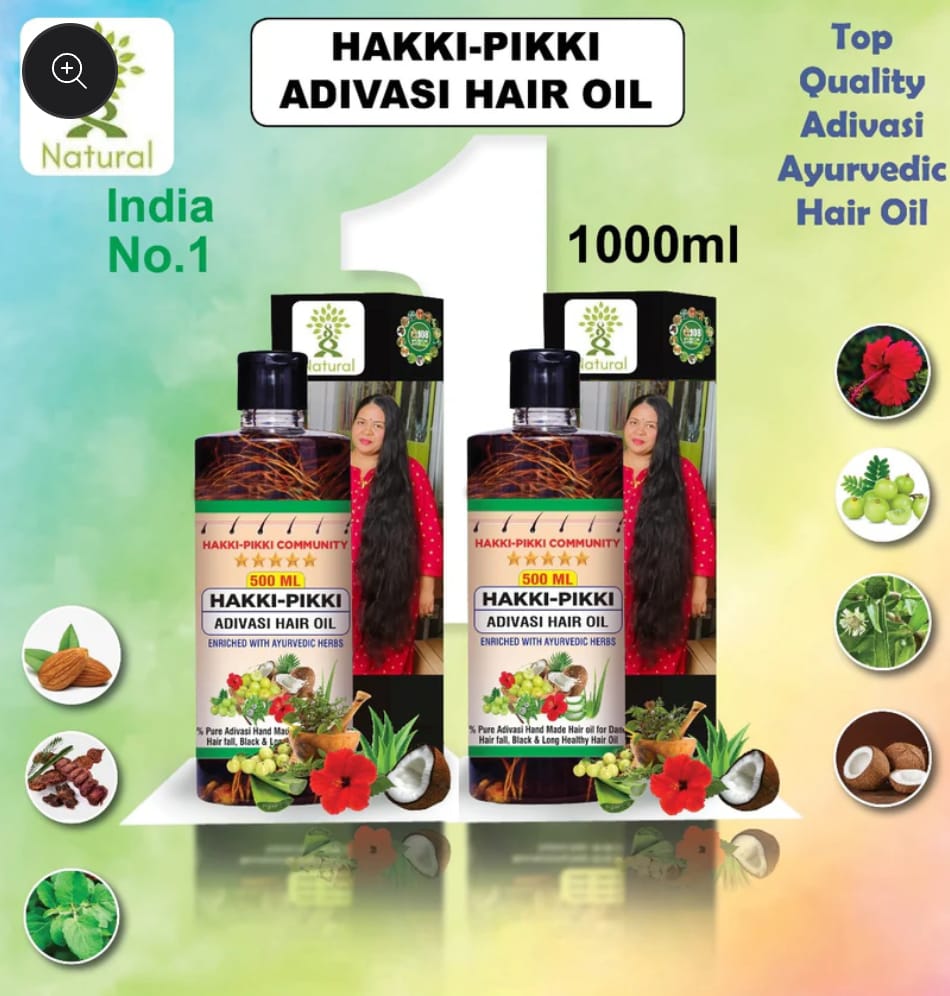 Natural Ayurvedic Adivasi Herbal Hair oil 1000ml